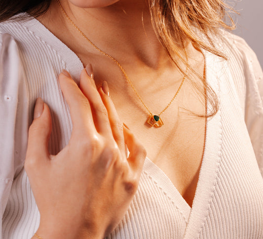 Gold Nubd Necklace