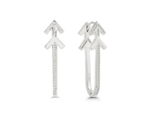 Silver Arrow Earrings