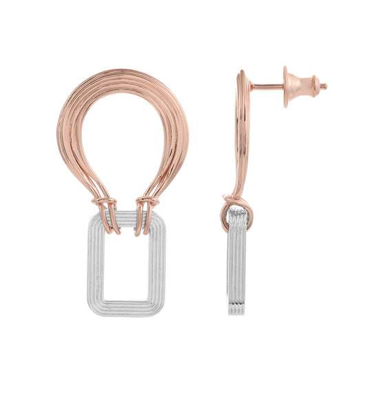 Asha Earrings in Gold Rose