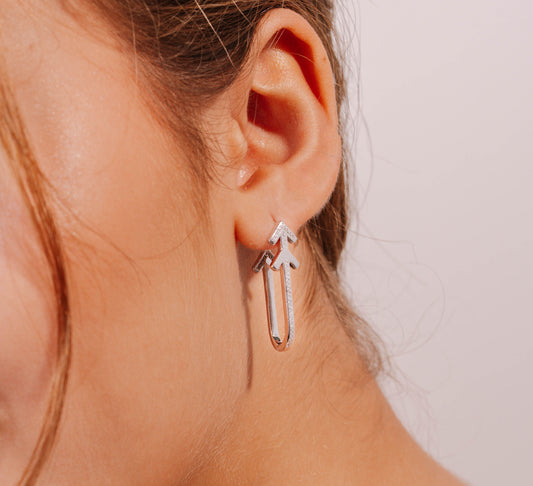 Silver Arrow Earrings