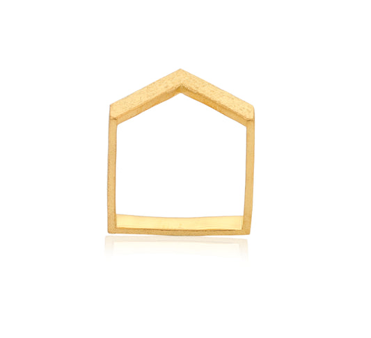 خاتم الطين ذهبي